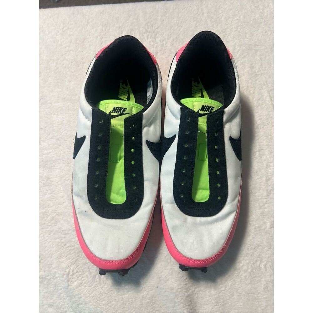 Nike Multicolored Tennis Shoes Woman’s Size 10 No Laces -Marks-Stains